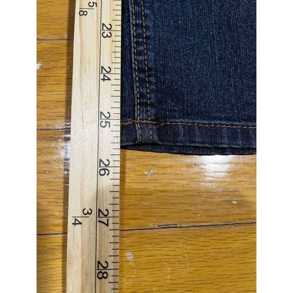 Natural Reflections Jeans Womens 8 Petite Straight Leg Mid Rise Denim Classic - Picture 7 of 9